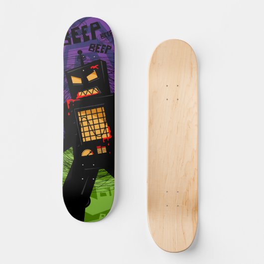 Mörder-Roboter Skateboard (Vorderseite)