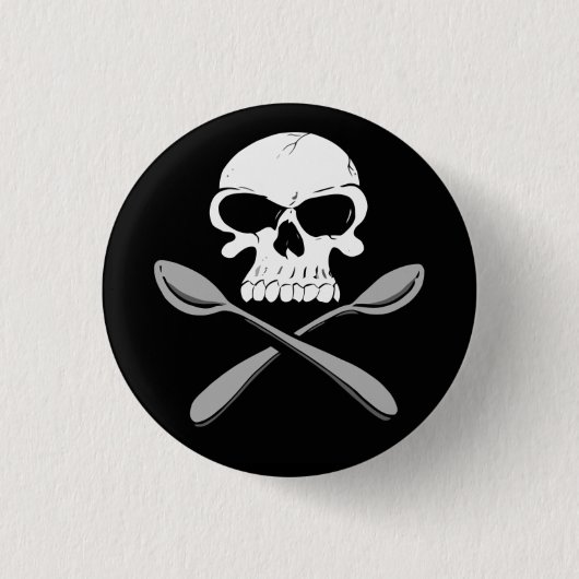 Mörder Spoons Abzeichen Button (Vorderseite)