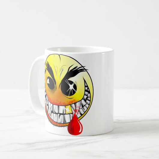 Mörder-Tasse Kaffeetasse (Vorderseite Links)