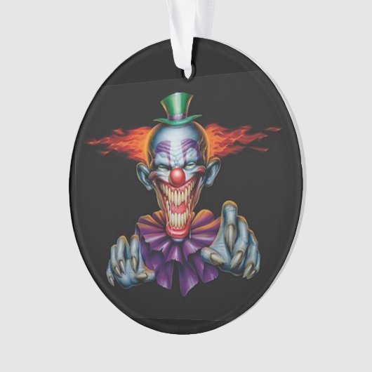 Mörder-Übel-Clown Ornament (Vorderseite)