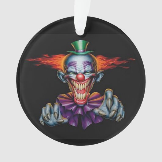 Mörder-Übel-Clown Ornament (Vorderseite)