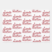 Mörderische Geheimkriminalität Fan kaltes Fallblut Geschenkpapier Set (Vorderseite)