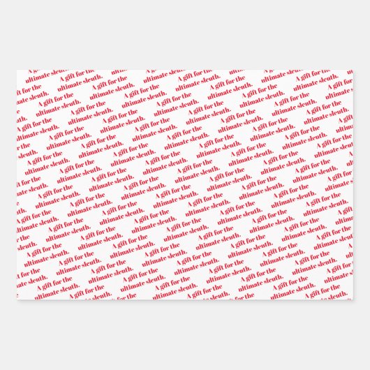 Mörderische Geheimkriminalität Fan kaltes Fallblut Geschenkpapier Set (Vorderseite 2)