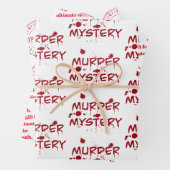 Mörderische Geheimkriminalität Fan kaltes Fallblut Geschenkpapier Set (Beispiel)