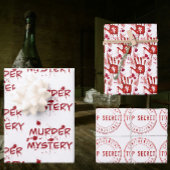 Mörderische Geheimkriminalität Fan kaltes Fallblut Geschenkpapier Set