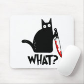 Mörderische Katze mit Messer Mousepad (Mit Mouse)
