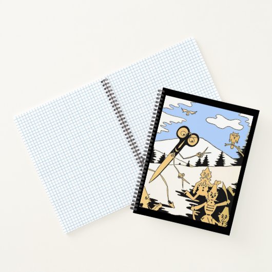 mörderische Schere Notizblock (Innenseite)