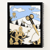 mörderische Schere Notizblock (Rückseite)