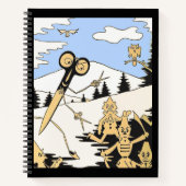 mörderische Schere Notizblock (Vorderseite)