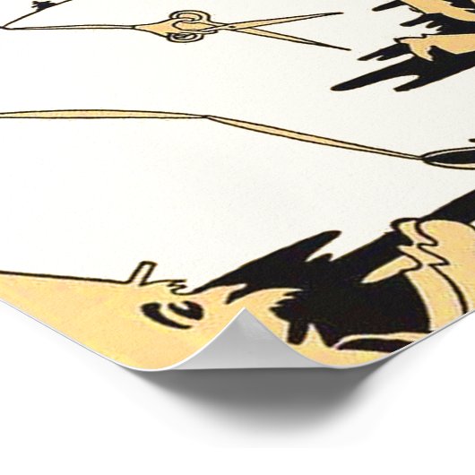 mörderische Schere Poster (Ecke)