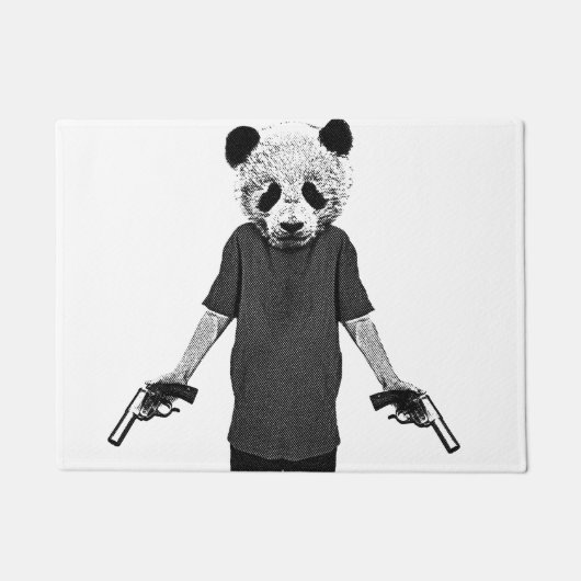 Mörderpanda Fußmatte (Vorderseite)