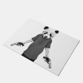 Mörderpanda Fußmatte (Schrägansicht)