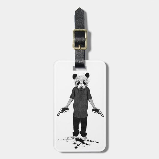 Mörderpanda Gepäckanhänger (Vorderseite vertikal)
