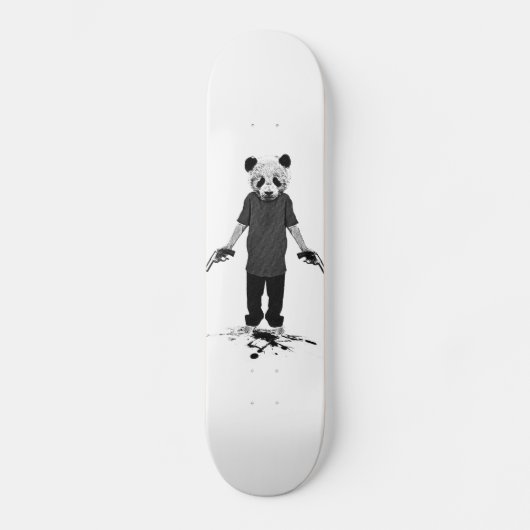 Mörderpanda Skateboard (Vorderseite)