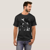 Mörderwal Geschenke Shirt Springender Orca Killer (Vorne ganz)