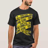 Mordfall Scene Investigation Tape Forensic Science T-Shirt (Vorderseite)
