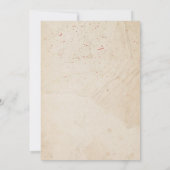 Mordgeheimnis-Abendessen-Party Einladung (Rückseite)