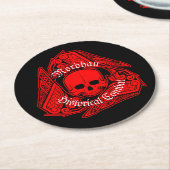 Mordhau Historische Trinkwasserküste Runder Pappuntersetzer (Angewinkelt)