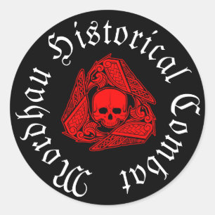 Mordhau Historischer Kampf-Aufkleber Runder Aufkleber