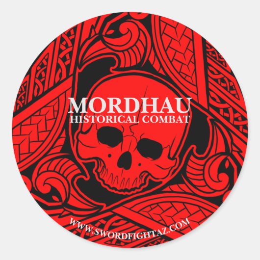 Mordhau Historisches Combat-Blatt Stickers (Vorderseite)