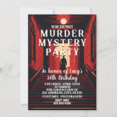 Mordmysterium für Whirlpool-Detektiv Dinner Party Einladung (Vorderseite)