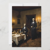 Mordmysterium im Stil der 1950er Jahre - Party Einladung (Rückseite)