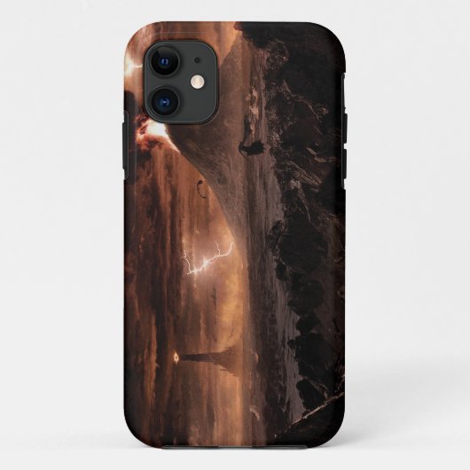 Mordor Lightning Storm Case-Mate iPhone Hülle (Rückseite)