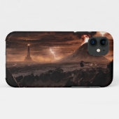 Mordor Lightning Storm Case-Mate iPhone Hülle (Rückseite (Horizontal))