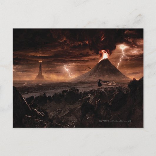 Mordor Lightning Storm Postkarte (Vorderseite)