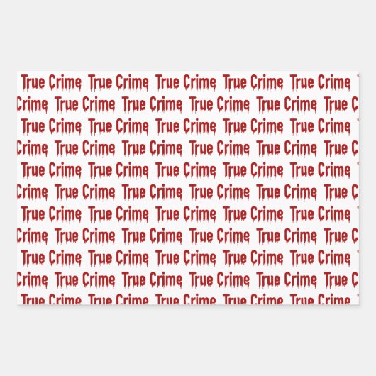 Mordverbrechen-Fan kalter Fall blutig Geschenkpapier Set (Vorderseite 2)