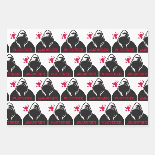 Mordverbrechen Fan von Kaltfall-Blutverpackung Geschenkpapier Set (Vorderseite 2)