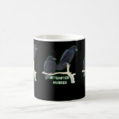 Mordversuch lustiges Corvids Kaffeetasse (Mittel)