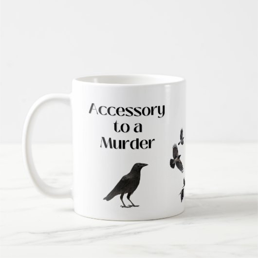 Mordzubehör (Crow-Spaß) Kaffeetasse (Links)