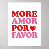 More Amor Por Favor Poster – Cute Valentine Love (Vorne)