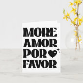 More Amor R Favor Retro Love Valentine Aestheti Karte (Gelbe Blume)