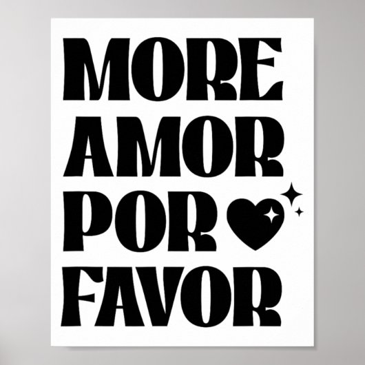 More Amor R Favor Retro Love Valentine Aestheti Poster (Vorne)