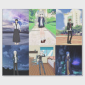 More Anime Style Wrapping Paper Geschenkpapier (Flach)