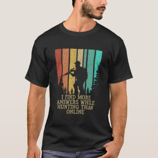 More Answers While Hunting Introvert Hunter Antiso T-Shirt