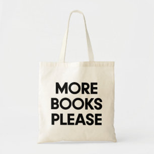 More books please Book lover Tragetasche