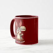 More Chocolate – Funny Easter Bunny - caneca Tasse (Vorderseite Links)