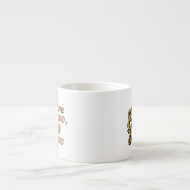 More Espresso Less Depresso Espressotasse