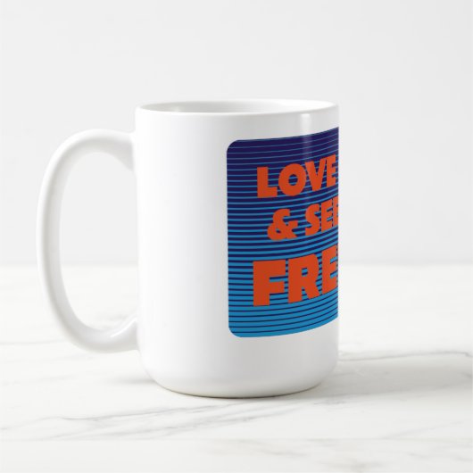 More Freedom Retro Kaffeetasse (Links)