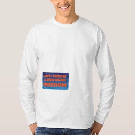 More Freedom Retro T-Shirt (Vorderseite)