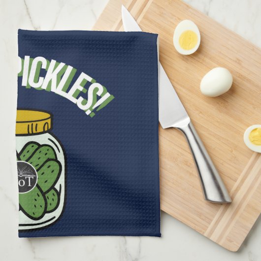 More Pickles! Kitchen Towel Geschirrtuch (Viertel Falte)