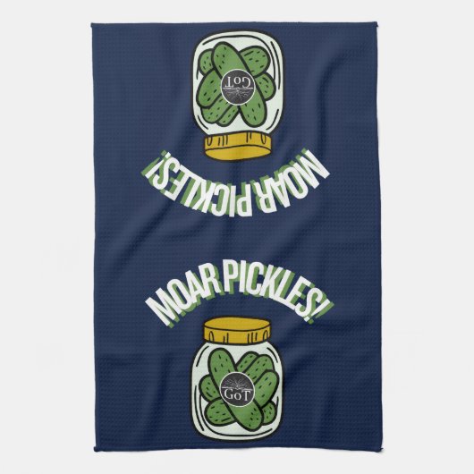 More Pickles! Kitchen Towel Geschirrtuch (Vertikal)