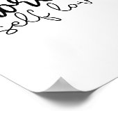 More Self Love - Boho Minimalist Motivational  Poster (Ecke)