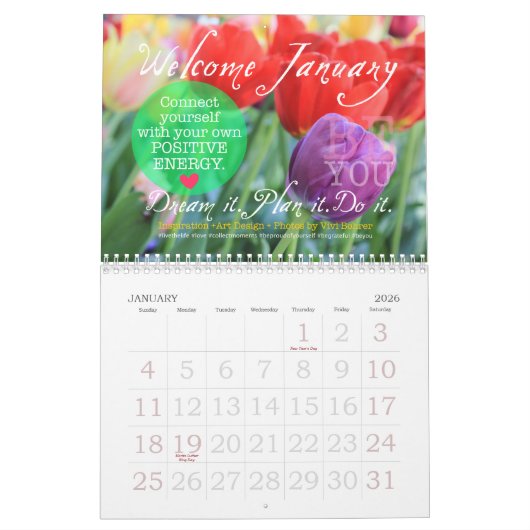 More Self LOVE ::  TWENTY 26 Calendar Kalender (Jan 2026)