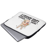 More Tattoos Less Anxiety Laptopschutzhülle (Vorne Knopf)