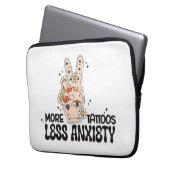 More Tattoos Less Anxiety Laptopschutzhülle (Vorderseite Links)