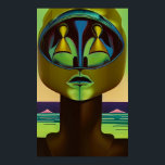 More Than Human Poster<br><div class="desc">More Than Human.  2023,  Ken Gage.  Digital art: pop surrealism.</div>